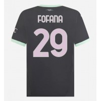 Fotbalové Dres AC Milan Youssouf Fofana #29 Alternativní 2024-25 Krátký Rukáv